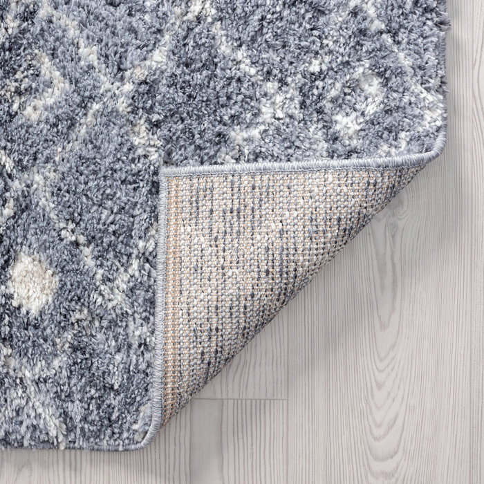 Dakota Fields Magee Performance Dark Gray/Cream Rug & Reviews Wayfair